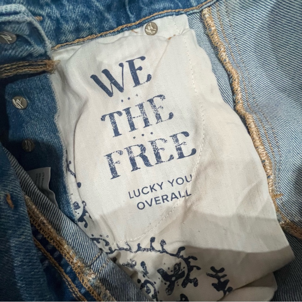 We The Free Good Luck Barrel Overalls • Size L • Ultra Light Beam - Picture 11 of 16